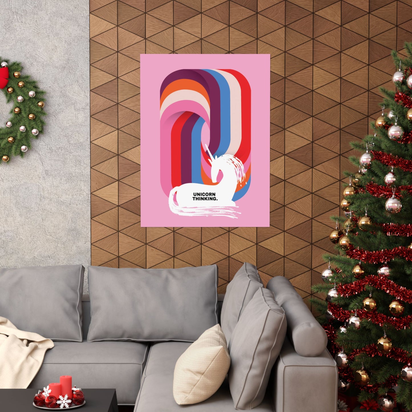 Vertical Poster - Unicorn Thinking.