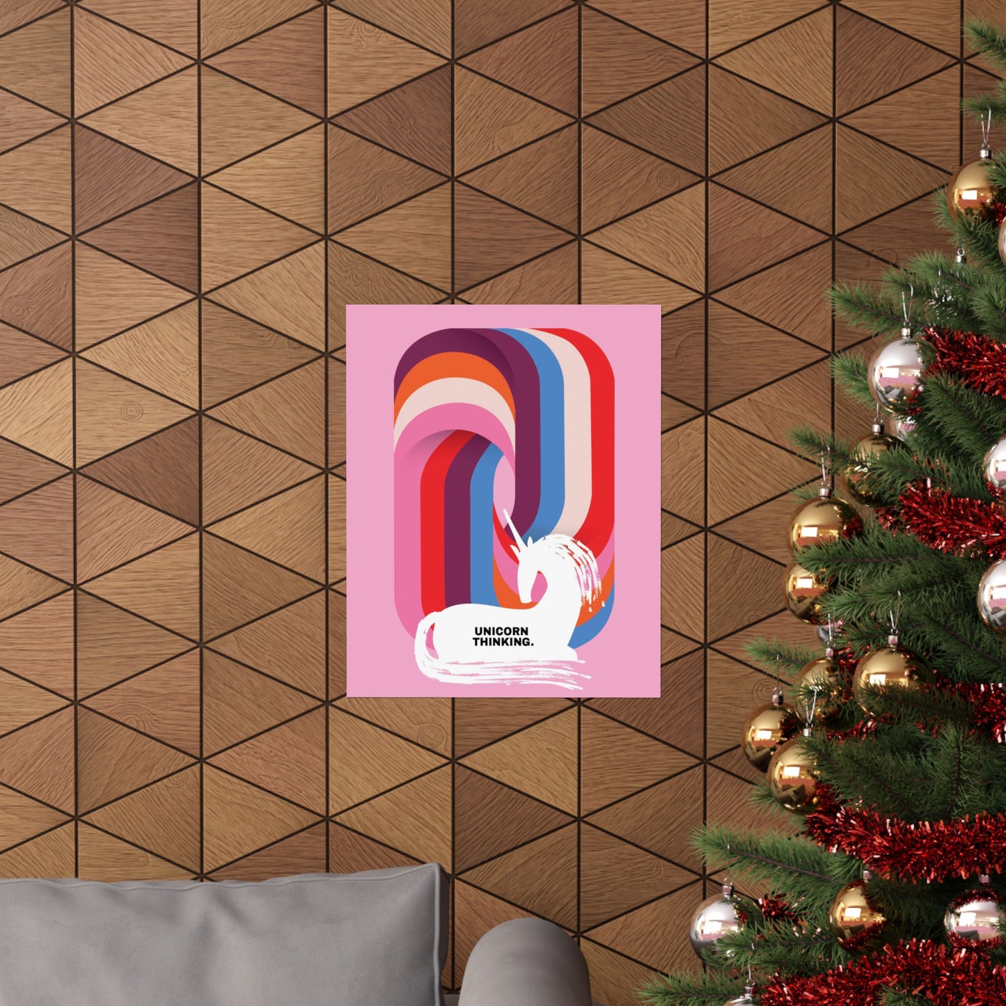 Vertical Poster - Unicorn Thinking.