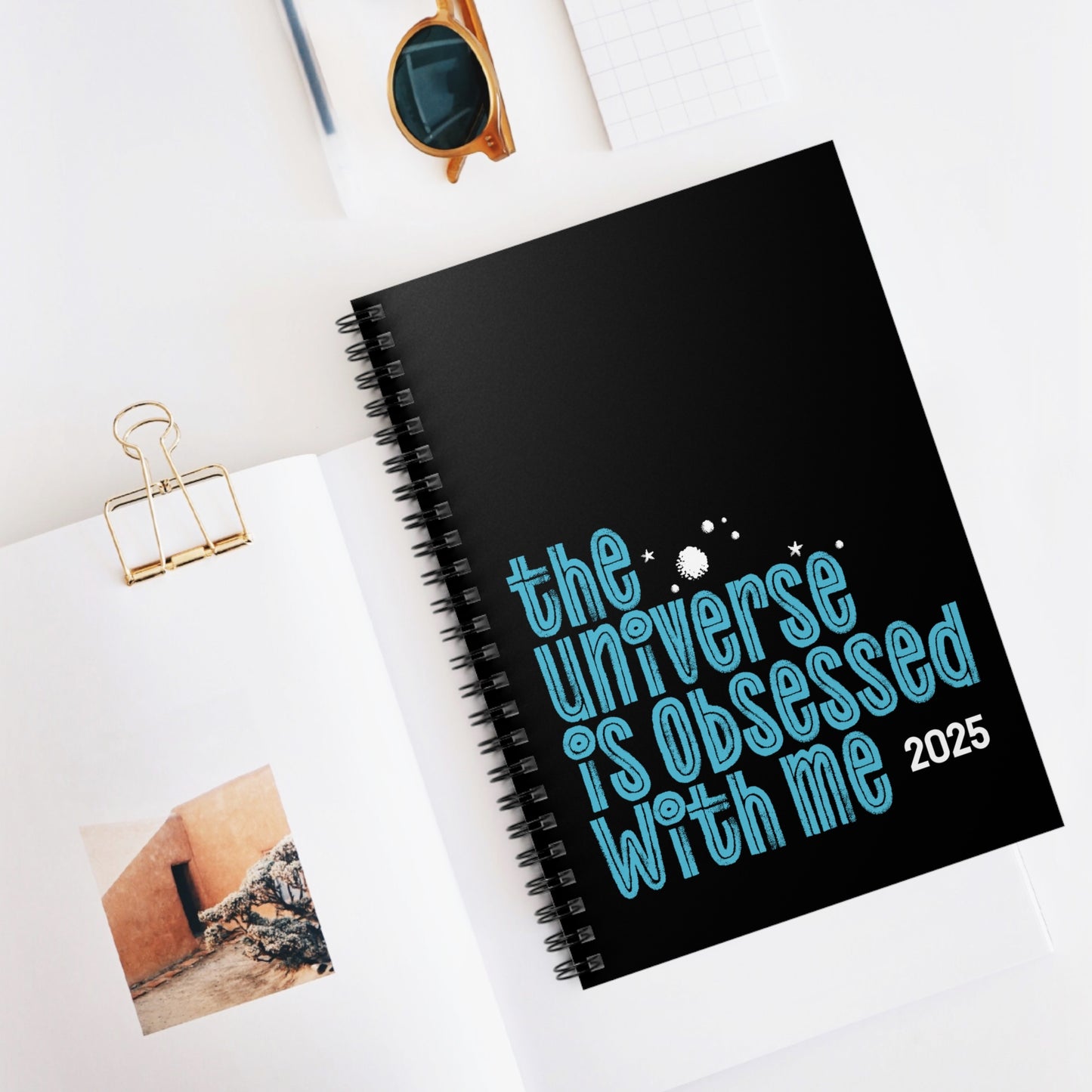 The Universe is Obsessed with Me Spiral Notebook - Ruled Line