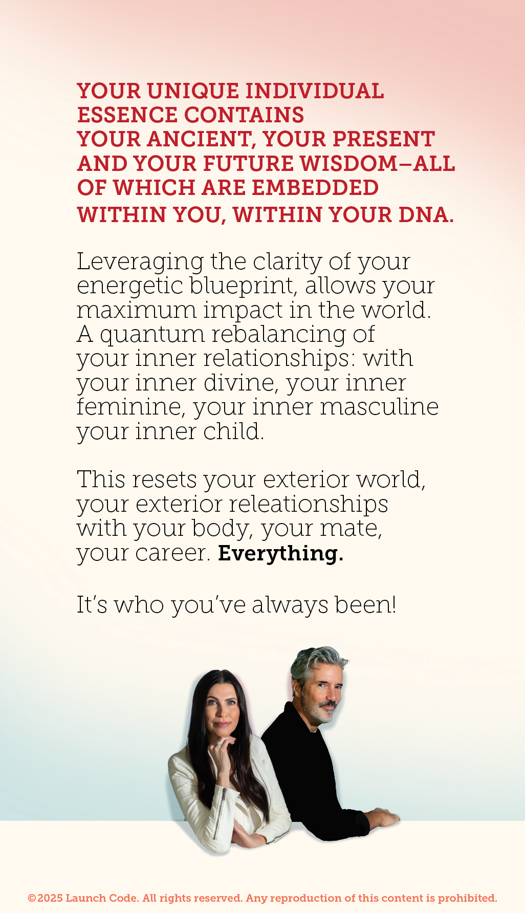 Launch Code: Your Personal DNA Blueprint for Human Thriving