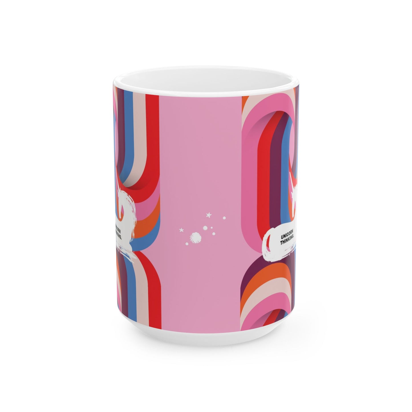 Unicorn Thinking Ceramic Mug (11oz, 15oz)