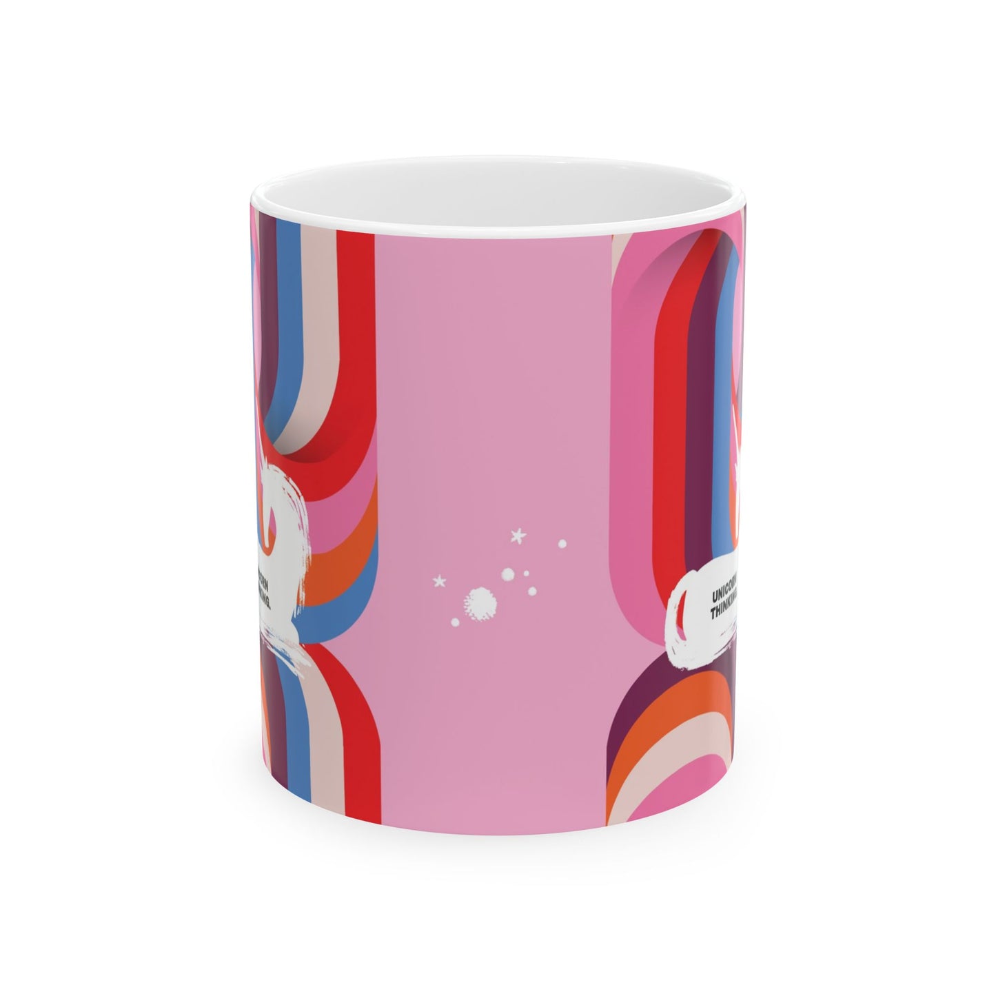 Unicorn Thinking Ceramic Mug (11oz, 15oz)