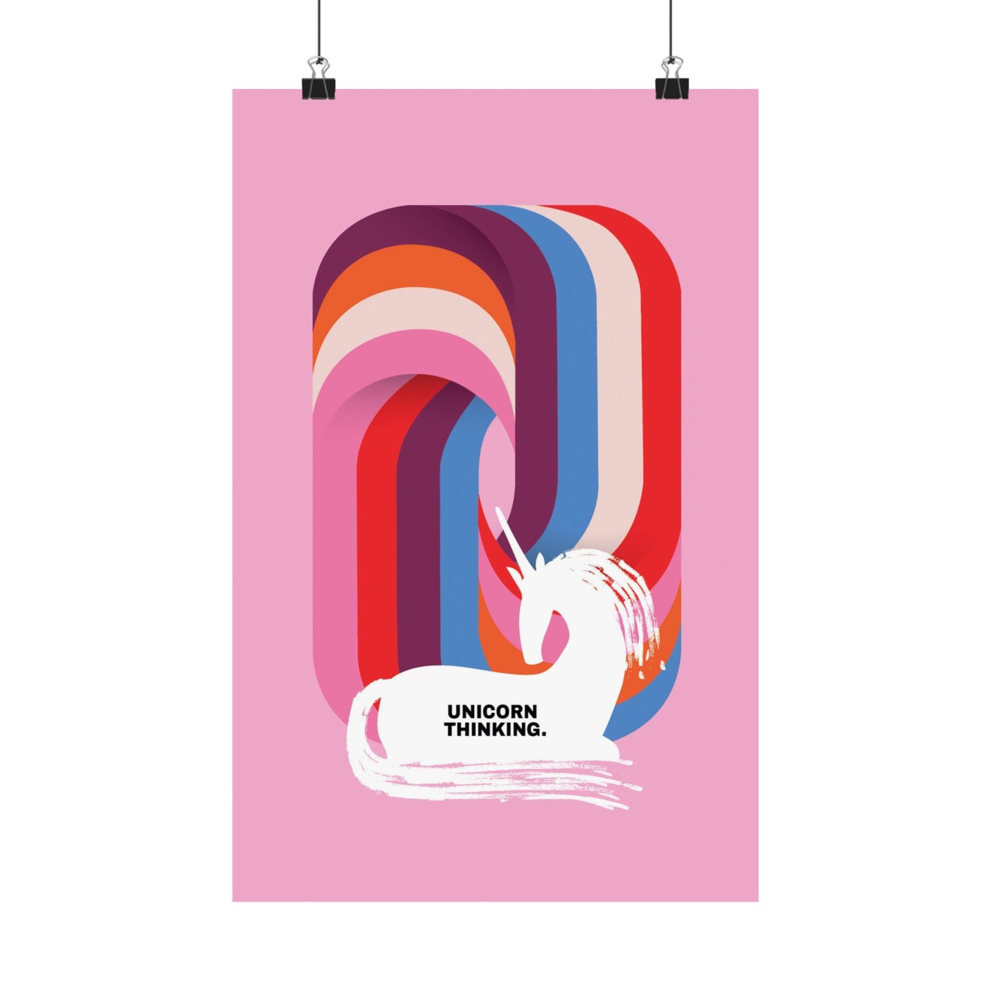 Vertical Poster - Unicorn Thinking.