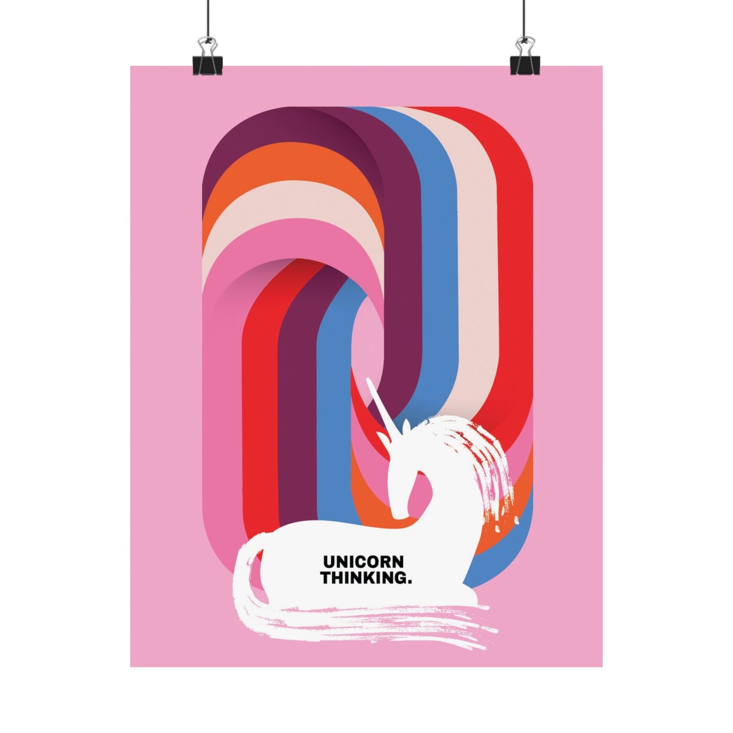 Vertical Poster - Unicorn Thinking.