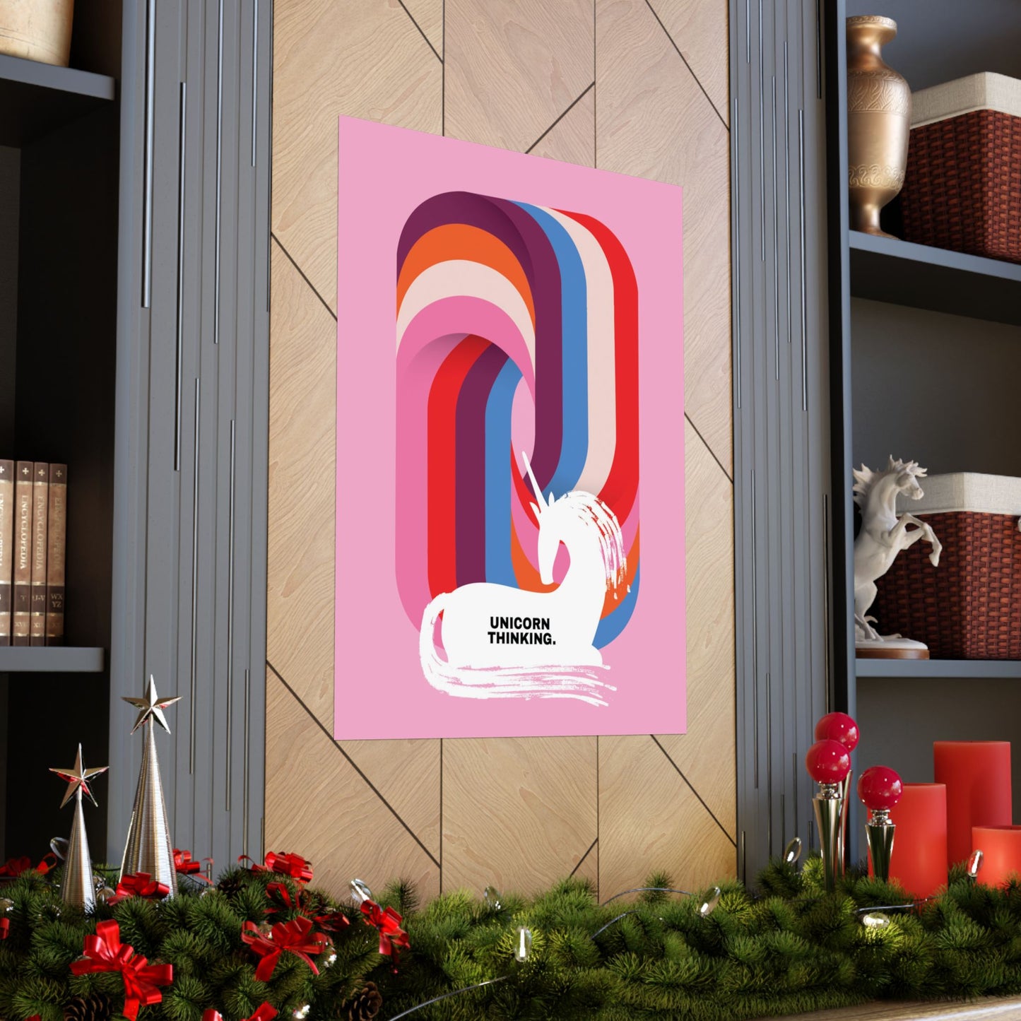 Vertical Poster - Unicorn Thinking.