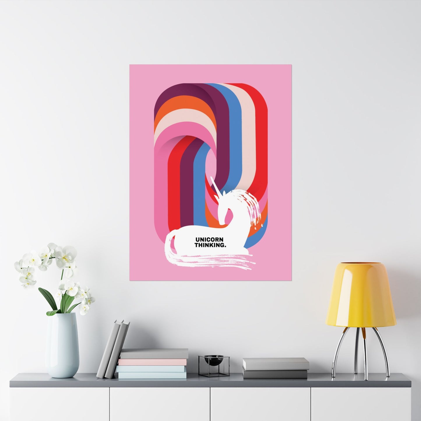 Vertical Poster - Unicorn Thinking.